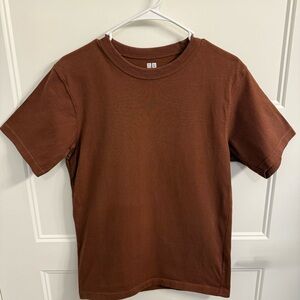 Uniqlo Rich Brown Short Sleeve Tee